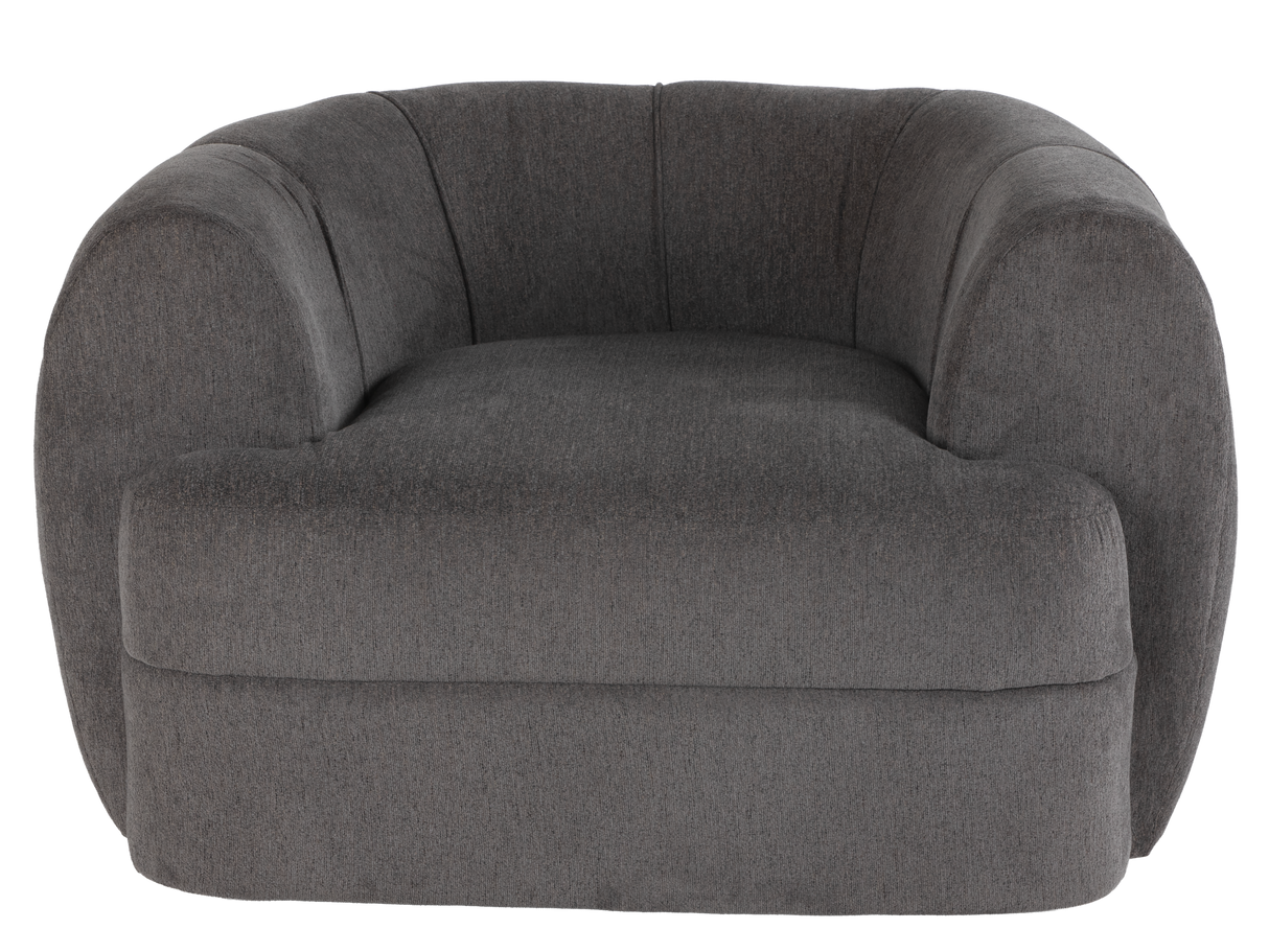 Dark Grey 2-Piece Sectional Sofa with Right-Facing Chaise