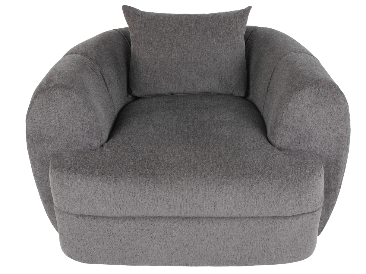 Dark Grey 2-Piece Sectional Sofa with Right-Facing Chaise