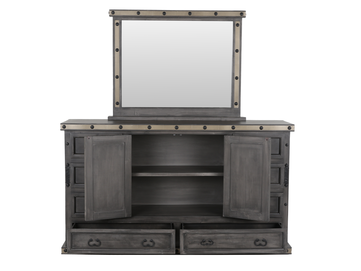 HACIENDA 6 Piece Bedroom set - Grey by Mollai Collections | Bel Furniture