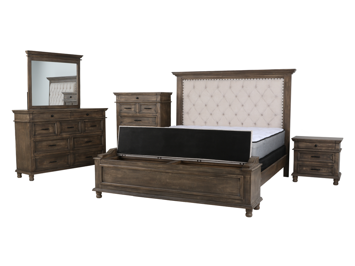 6 Piece Bedroom Set by Mollai Collections | Bel Furniture