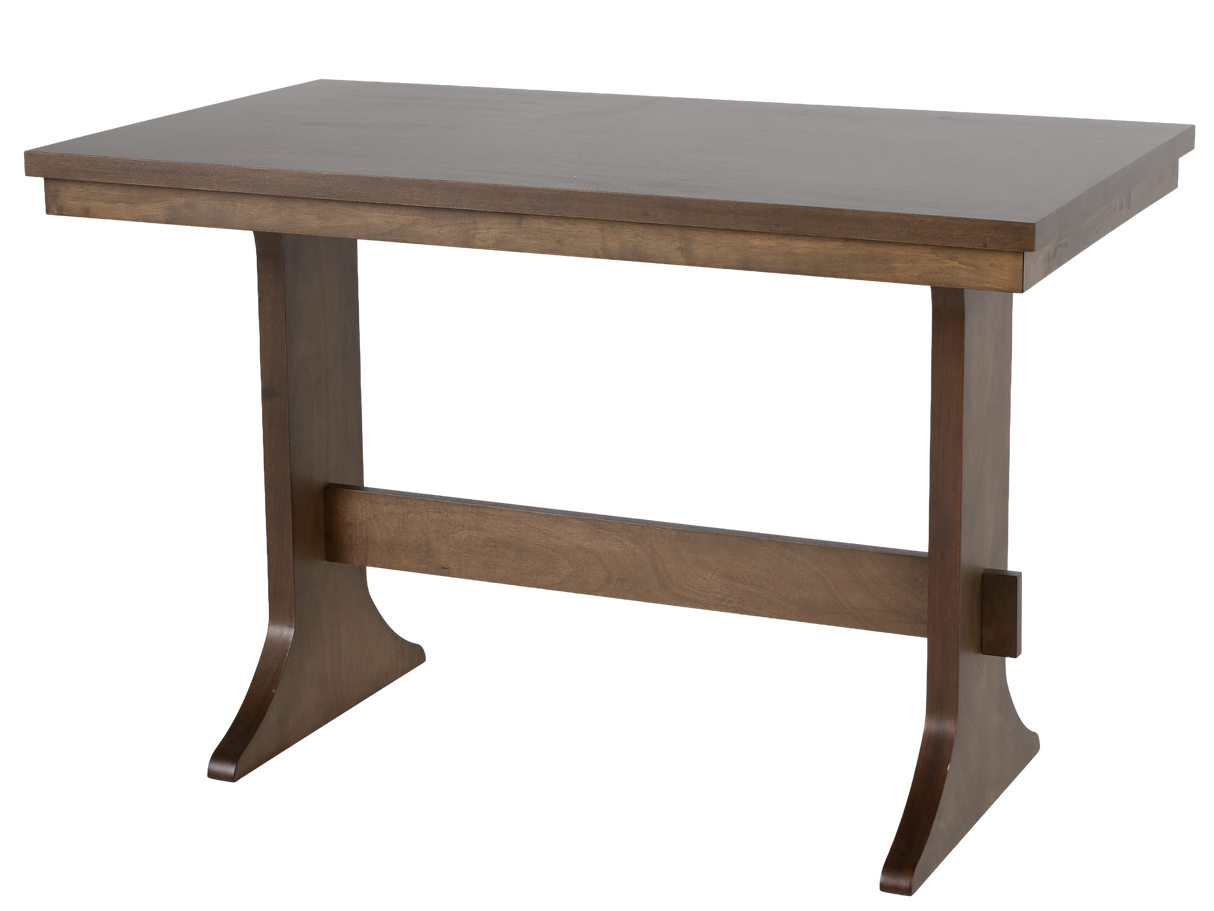 Contemporary Light Oak 6-Piece Counter Height Dining Set with Upholstered Chairs & Bench