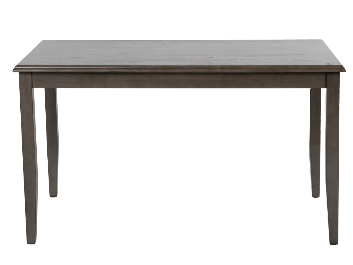 Contemporary Gray 6-Piece Dining Room Set with Upholstered Chairs & Bench