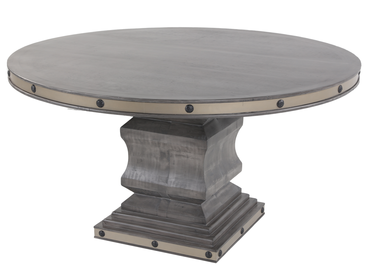 7 Piece Round Dining Table set by Mollai Collections | Bel Furniture