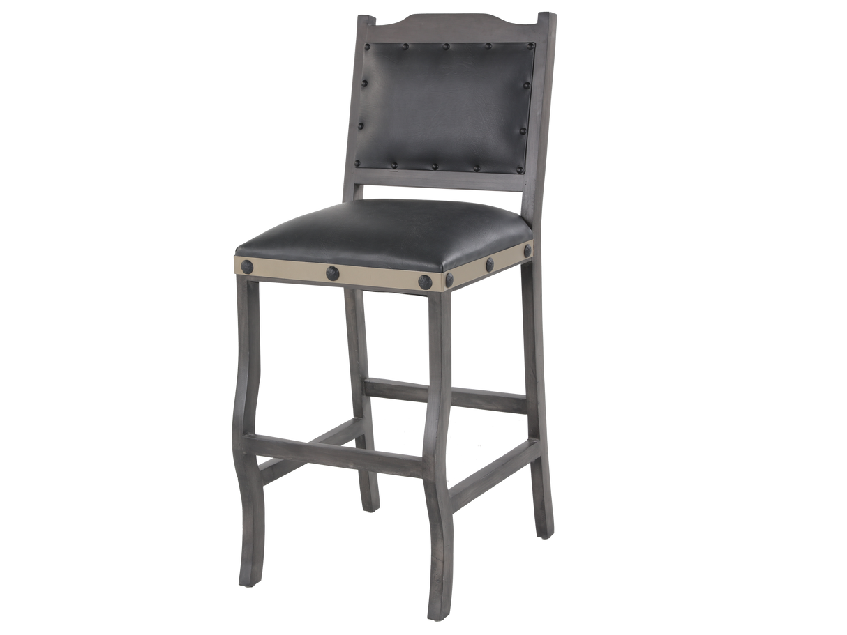 3-Piece Rustic Bar Set with Storage & Barstools by Mollai Collections | Bel Furniture