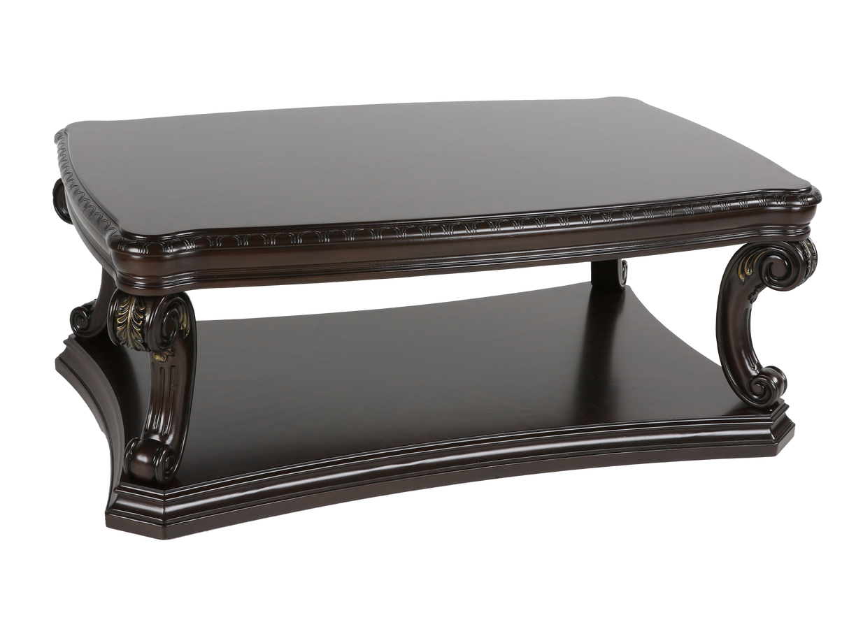 Grand-Cherry 3 Piece Coffee Table Set by Mollai Collections | Bel Furniture