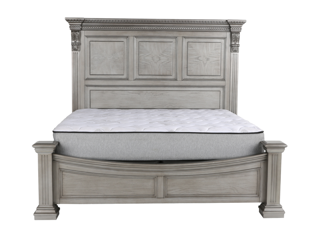 Grand-Platinum 6 PIECE QUEEN BEDROOM SET by Mollai Collections | Bel Furniture