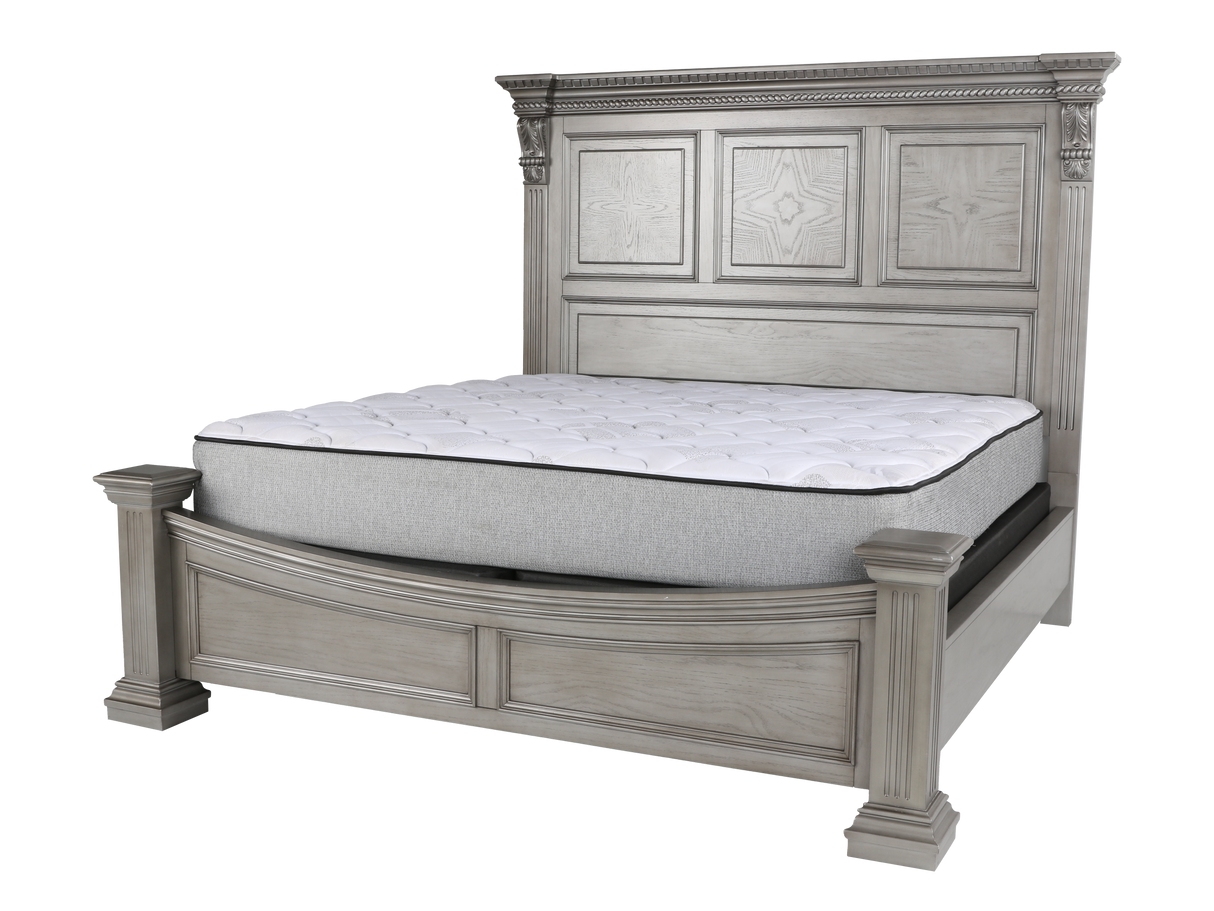 Grand-Platinum 6 PIECE KING BEDROOM SET by Mollai Collections | Bel Furniture