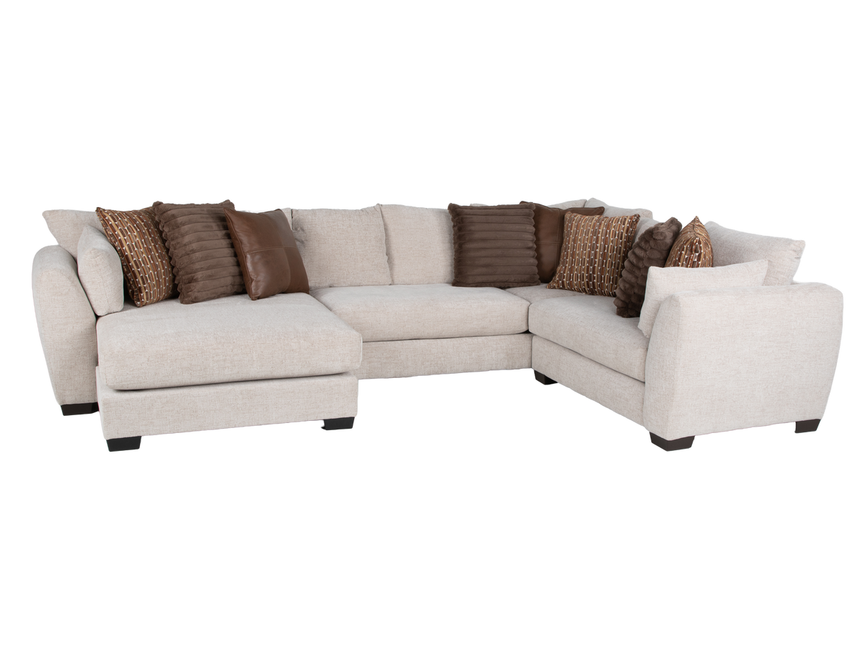 Birch 3-Piece Sectional with Left-Arm-Facing Chaise
