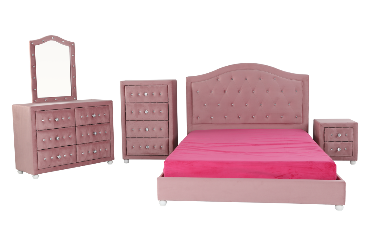 6 Piece Bedroom Set by Mollai Collections | Bel Furniture