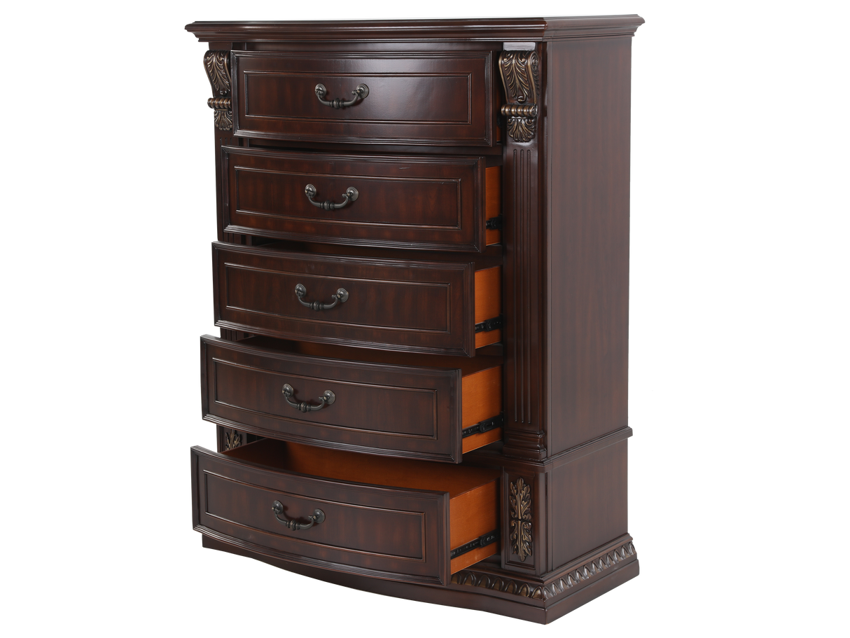 Grand-Cherry Chest by Mollai Collections | Bel Furniture