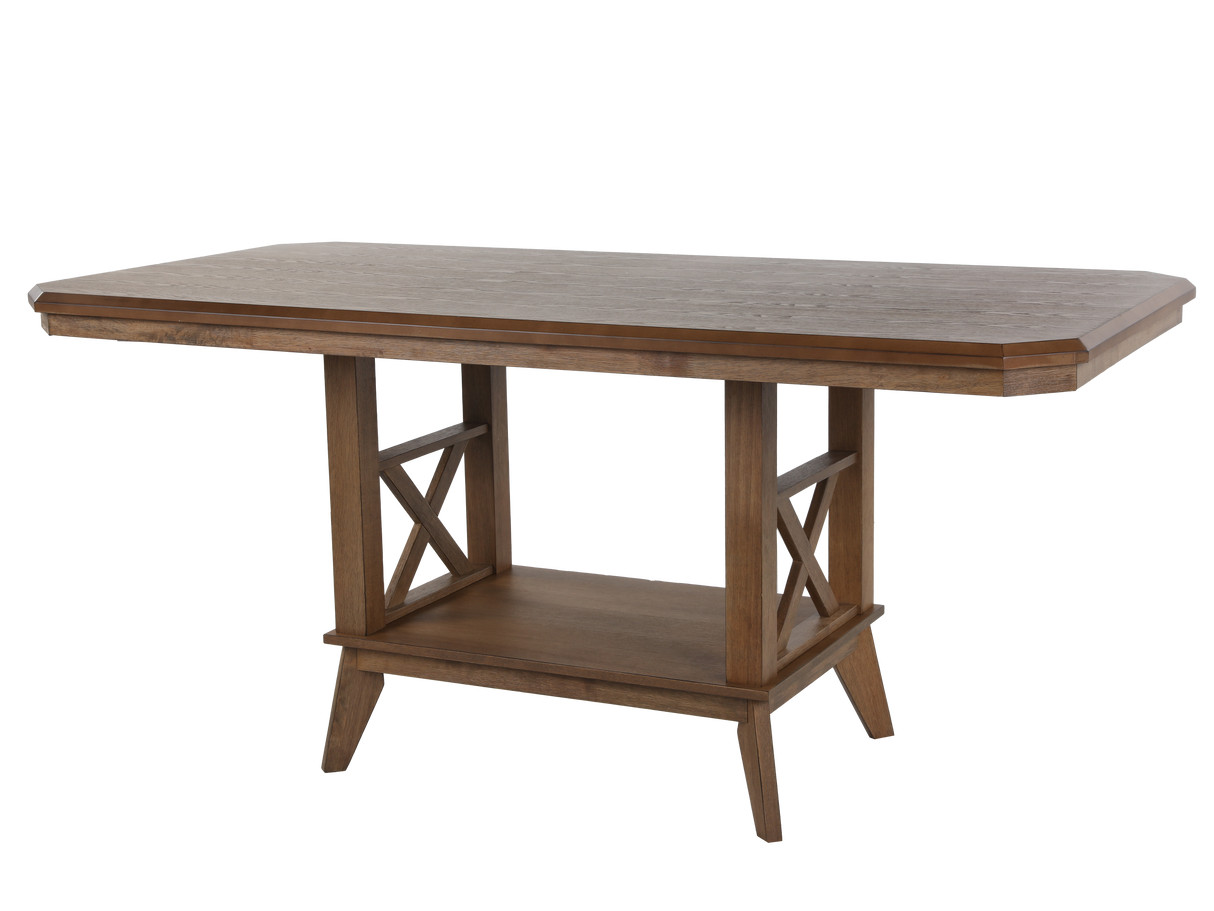 9 Piece Counter Height Dining Room Set by Mollai Collections | Bel Furniture