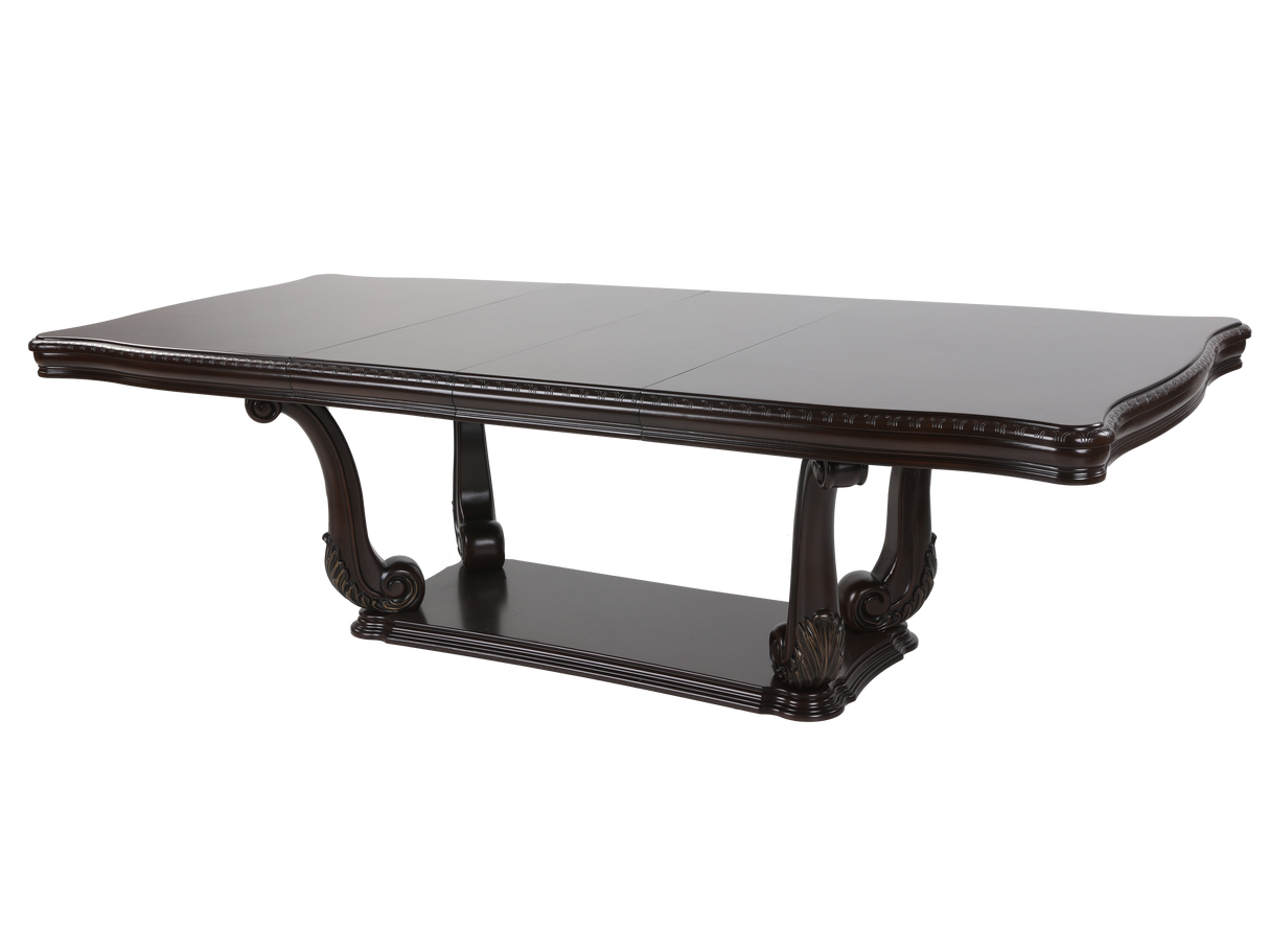 Grand-Cherry 9 Piece Dining Room Set by Mollai Collections | Bel Furniture