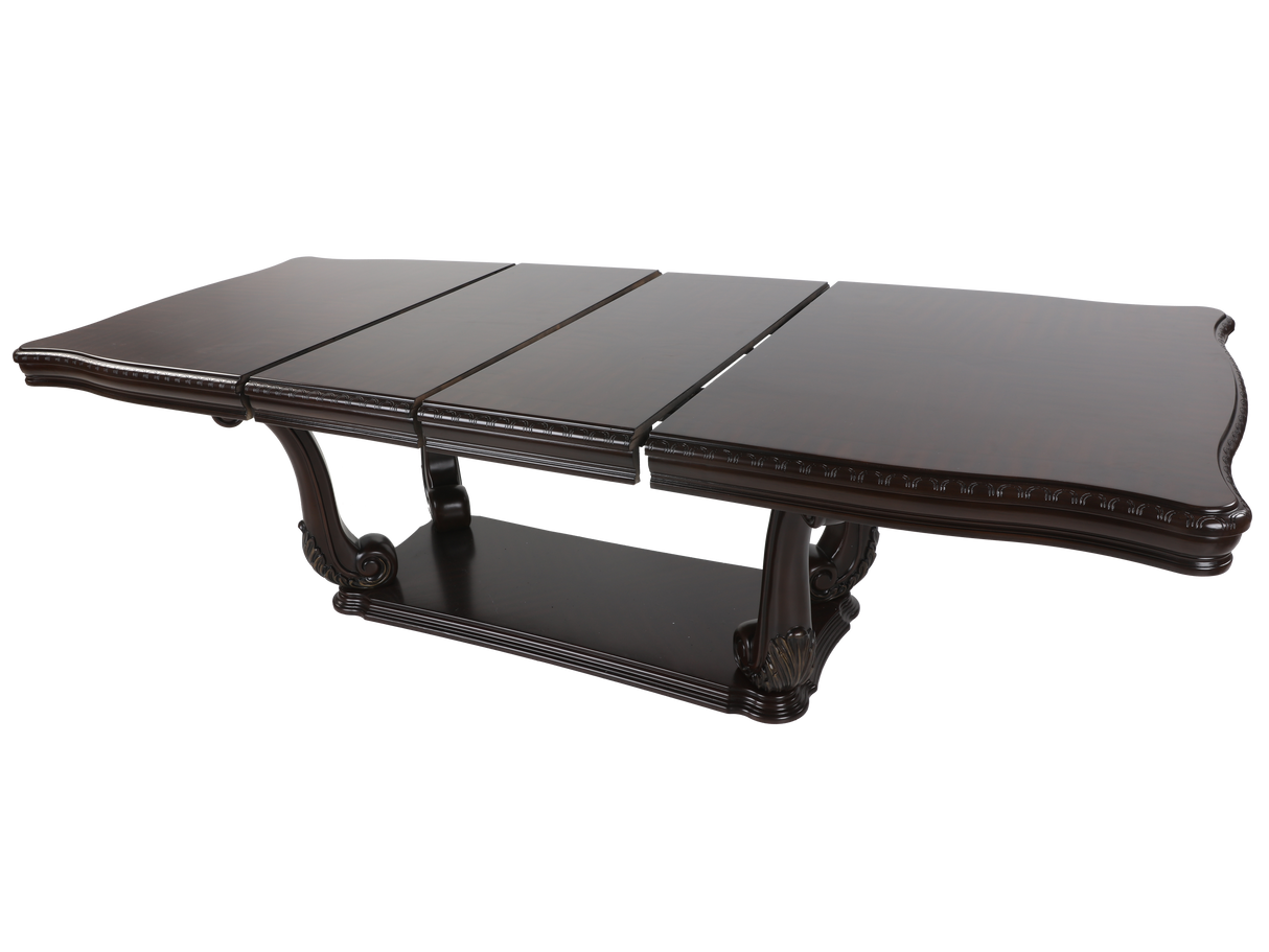 Grand-Cherry 9 Piece Dining Room Set by Mollai Collections | Bel Furniture