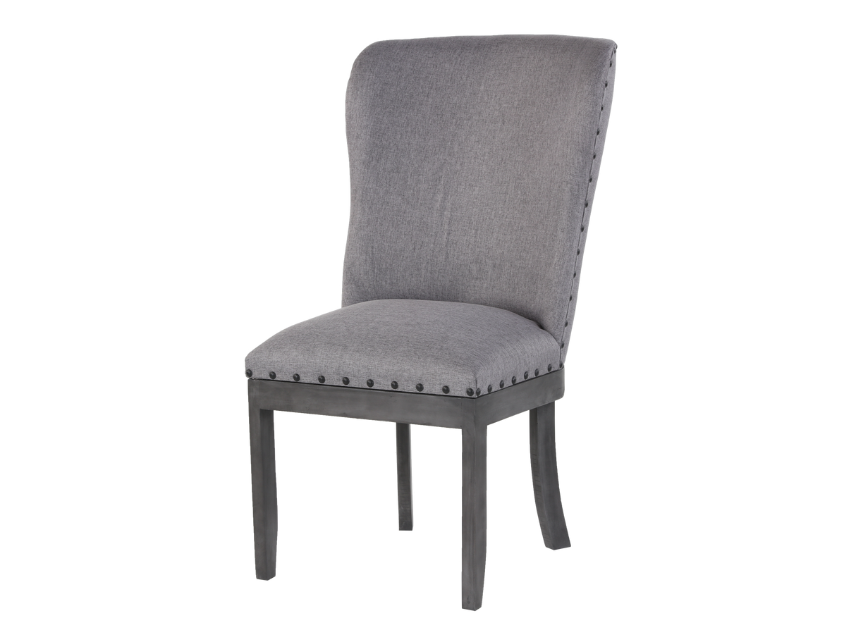 CHARLES-GREY 7 PIECE DINING ROOM SET by Mollai Collections | Bel Furniture