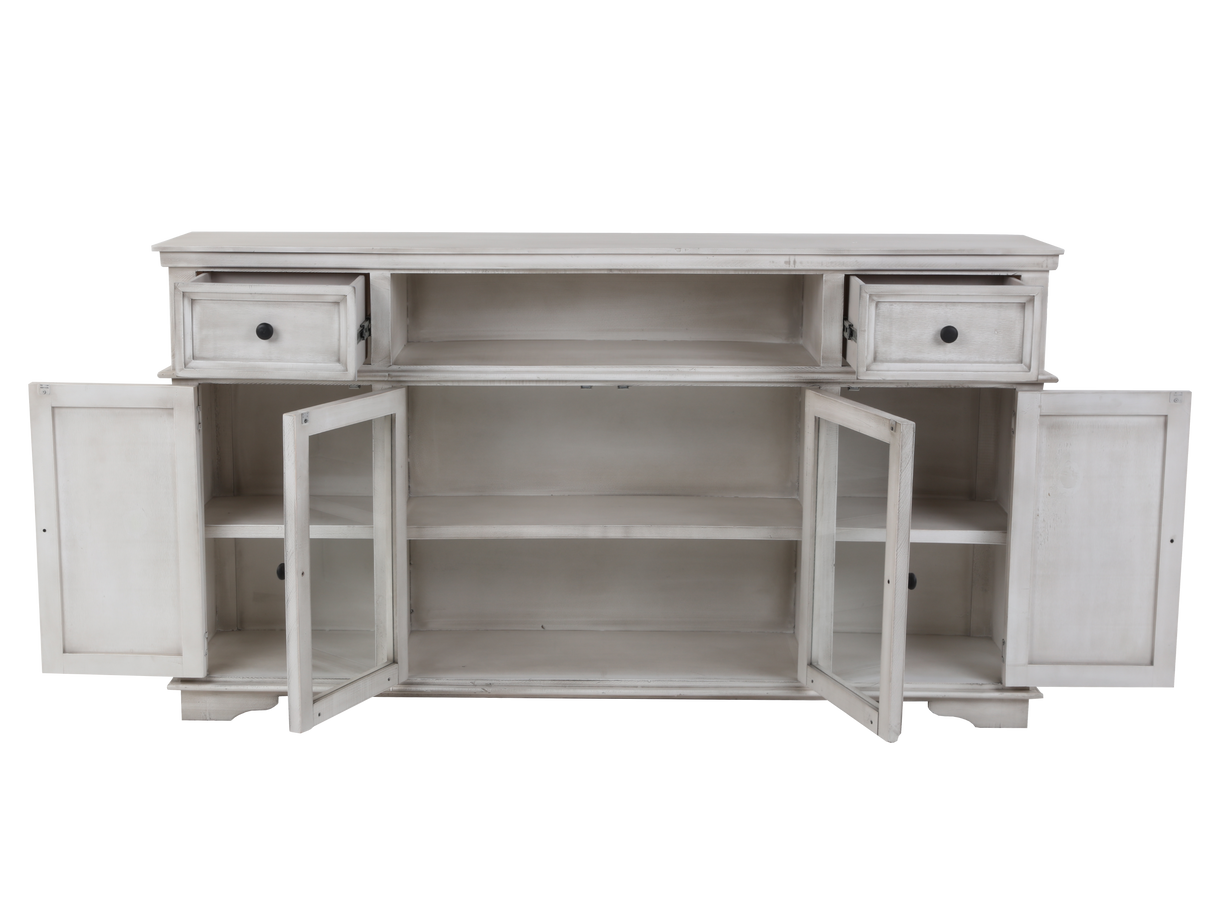 Charles-Nero White BUFFET SERVER / ACCENT CABINET by Mollai Collections | Bel Furniture