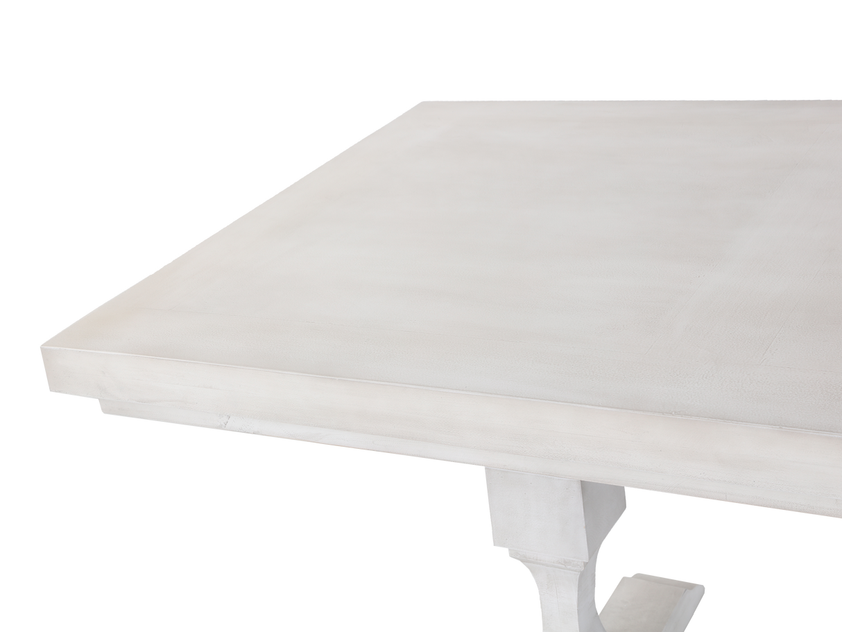 Charles-Nero White 7 PIECE DINING ROOM SET by Mollai Collections | Bel Furniture