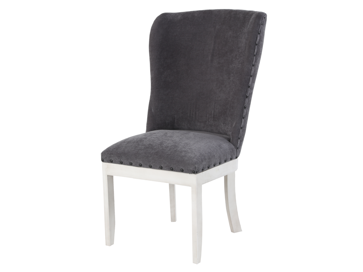 Charles-Nero White 7 PIECE DINING ROOM SET by Mollai Collections | Bel Furniture