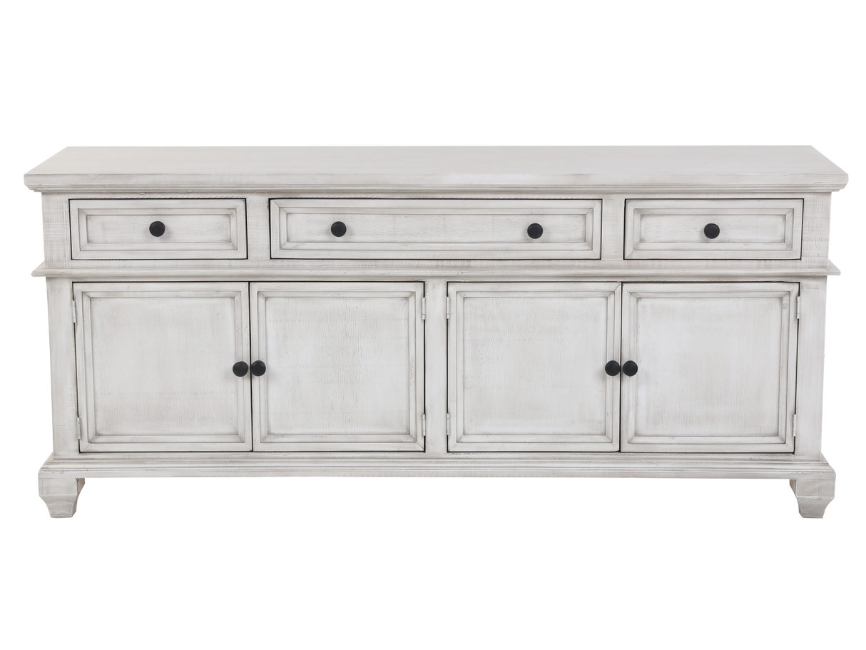 Charles-Nero White TV STAND / ACCENT CABINET by Mollai Collections | Bel Furniture