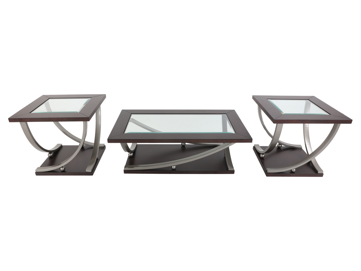 3 Piece Coffee Table Set by Mollai Collections | Bel Furniture