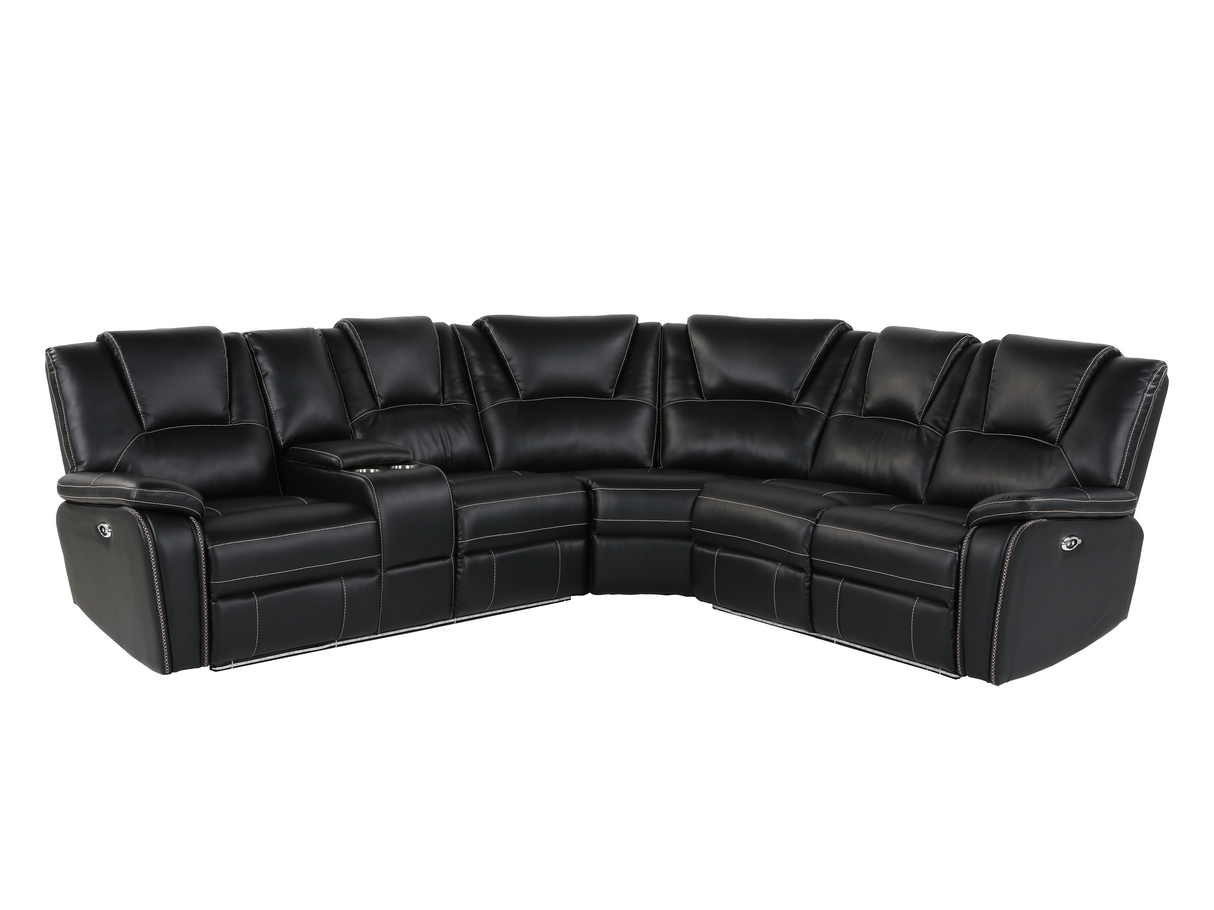 Power Reclining Sectional by Sara Collections | Bel Furniture