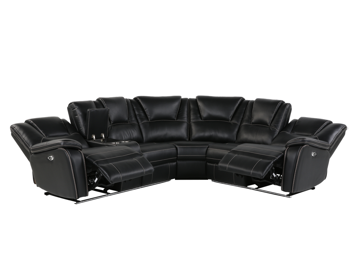 Power Reclining Sectional by Sara Collections | Bel Furniture