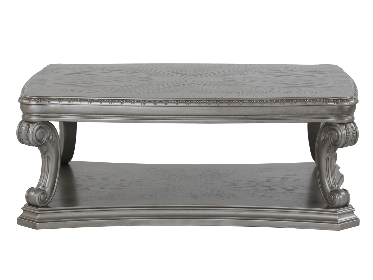 Grand-Platinum 3 Piece Coffee Table Set by Mollai Collections | Bel Furniture