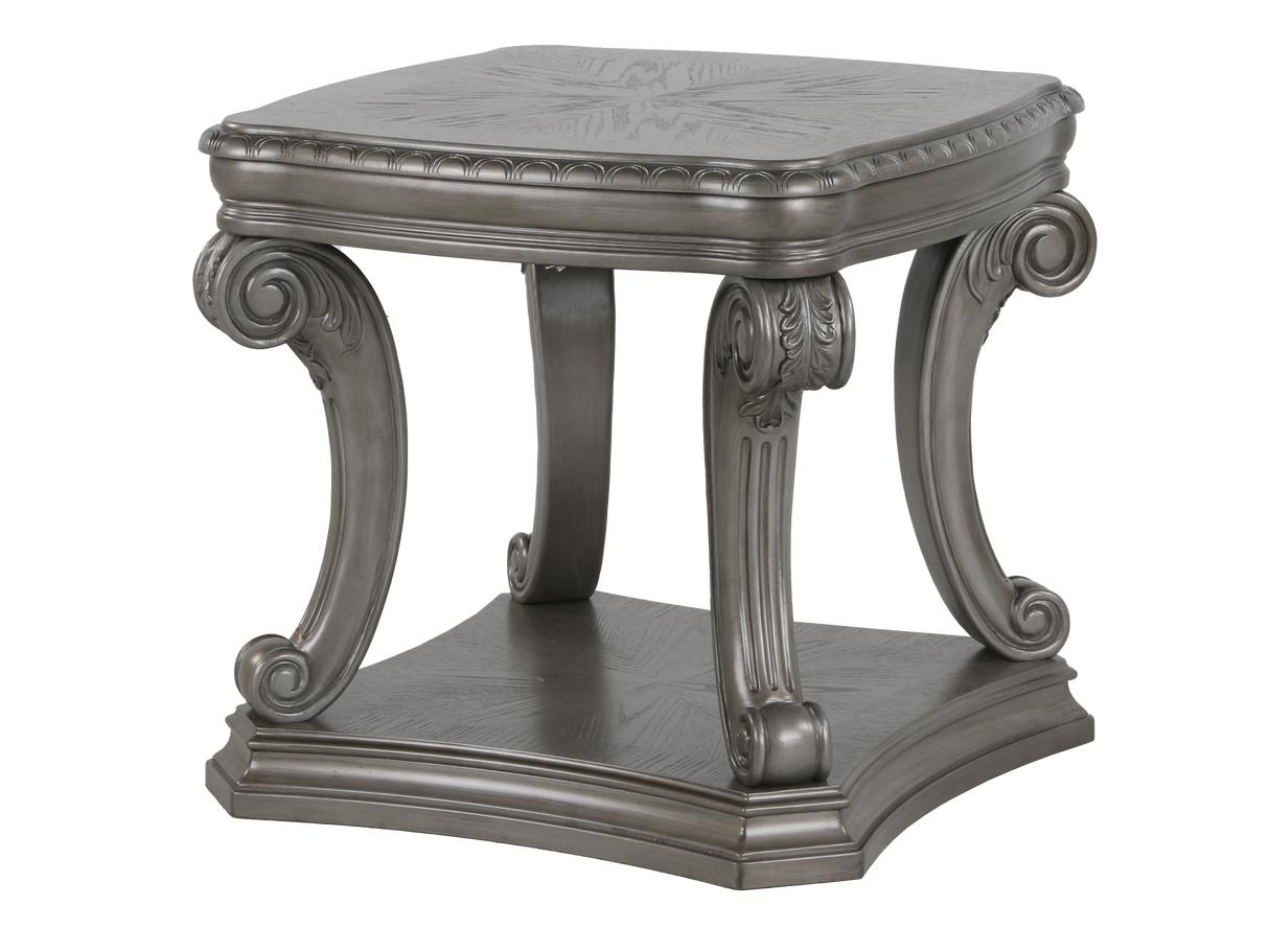 Grand-Platinum 3 Piece Coffee Table Set by Mollai Collections | Bel Furniture