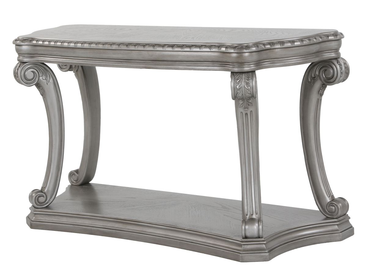 Grand-Platinum Sofa Table by Mollai Collections | Bel Furniture