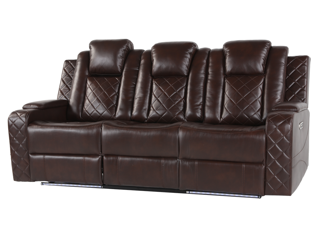 3 PIECE POWER RECLINING LIVING ROOM SET by Sara Collections | Bel Furniture