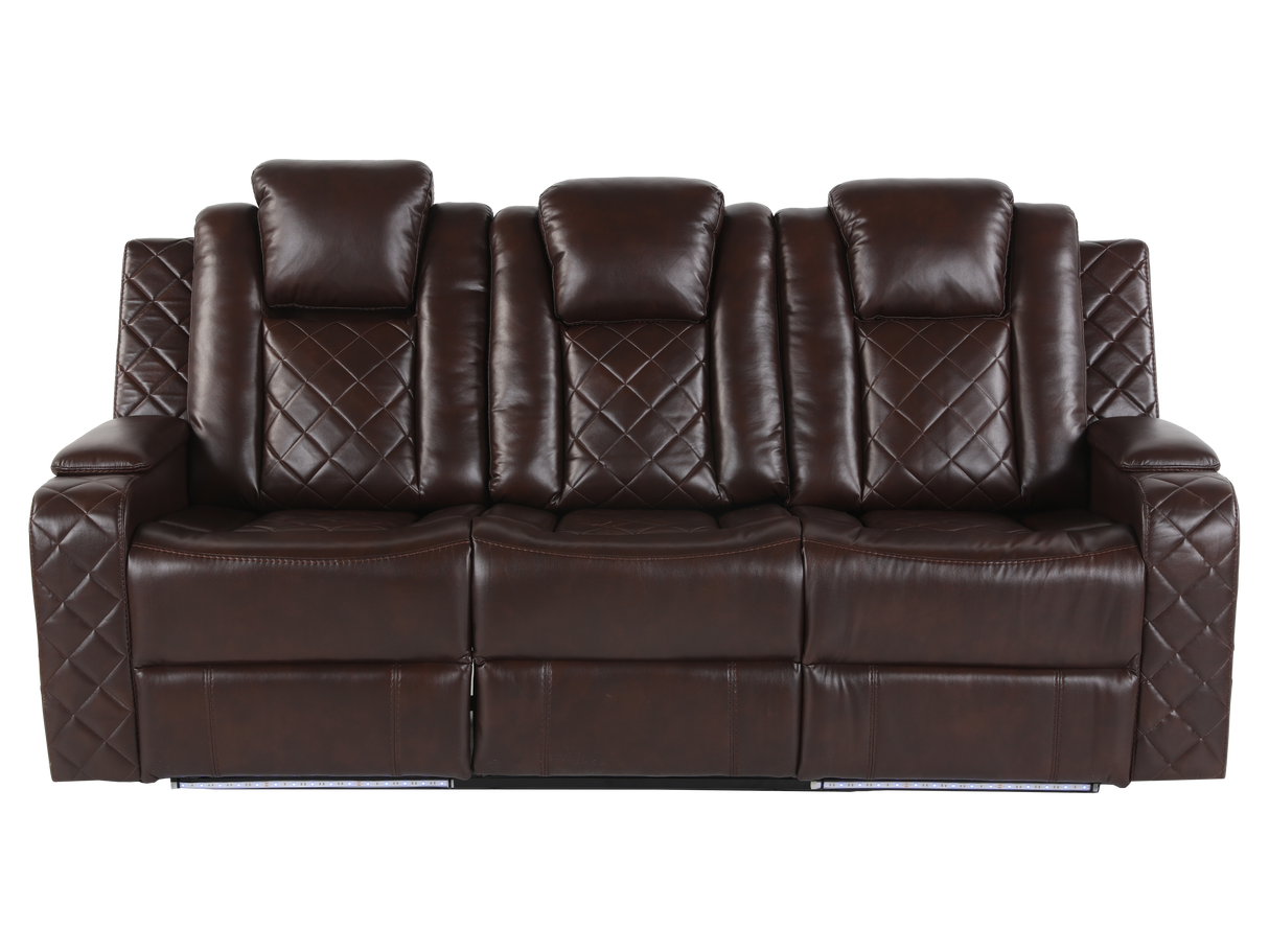 3 PIECE POWER RECLINING LIVING ROOM SET by Sara Collections | Bel Furniture