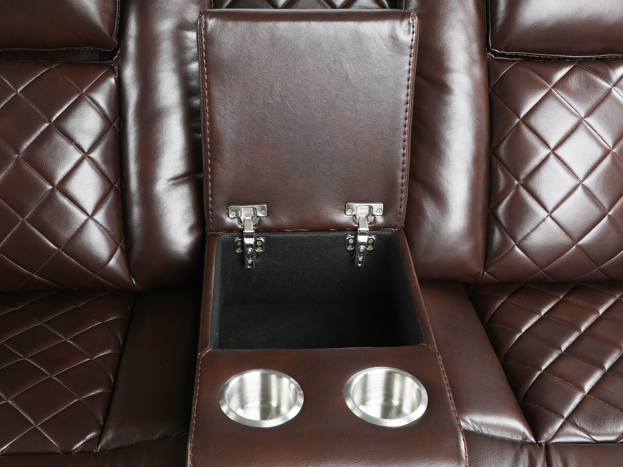 3 PIECE POWER RECLINING LIVING ROOM SET by Sara Collections | Bel Furniture