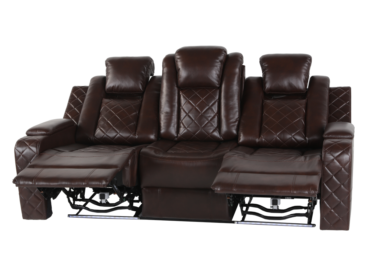 3 PIECE POWER RECLINING LIVING ROOM SET by Sara Collections | Bel Furniture