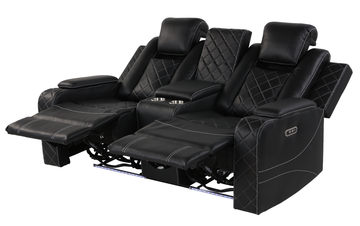 3 Piece Power Reclining Living Room Set by Sara Collections | Bel Furniture