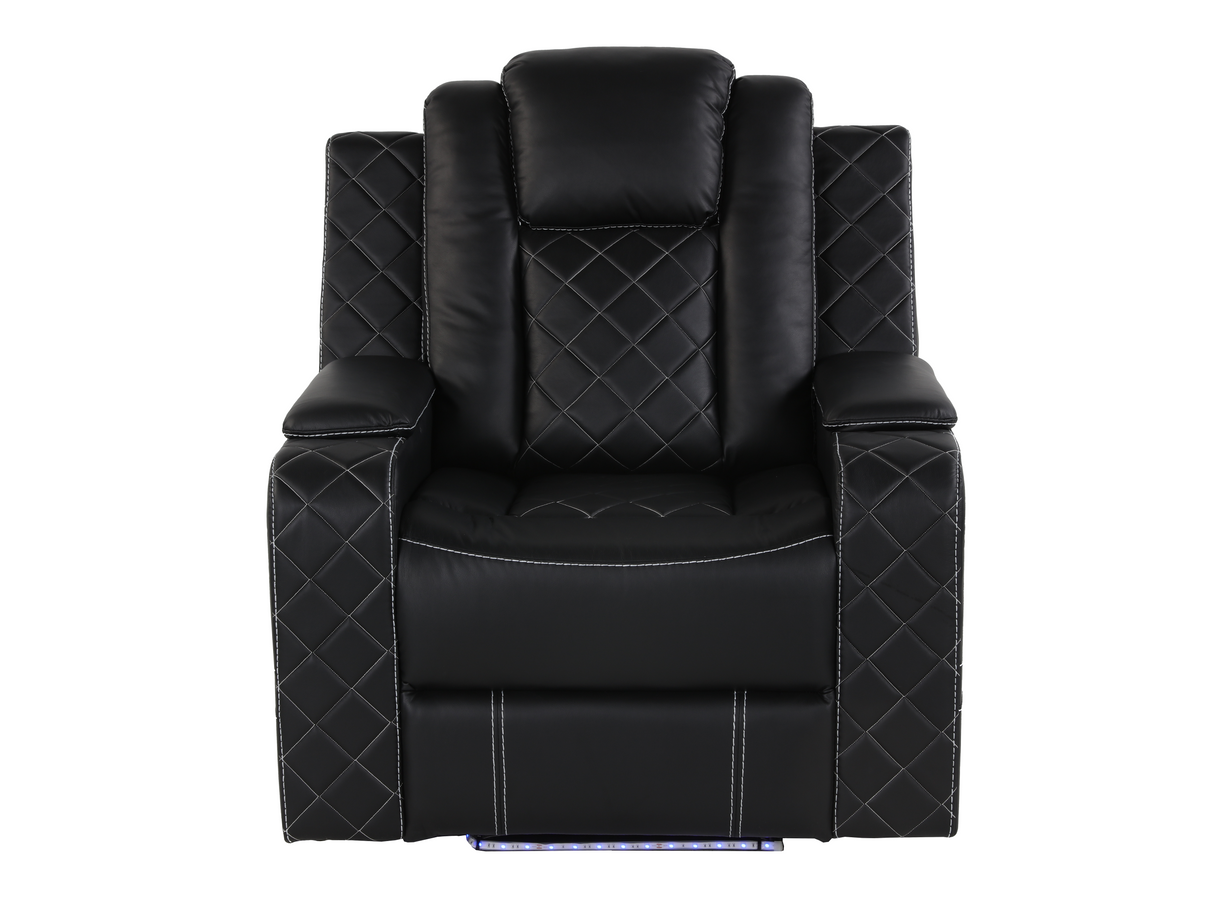3 Piece Power Reclining Living Room Set by Sara Collections | Bel Furniture