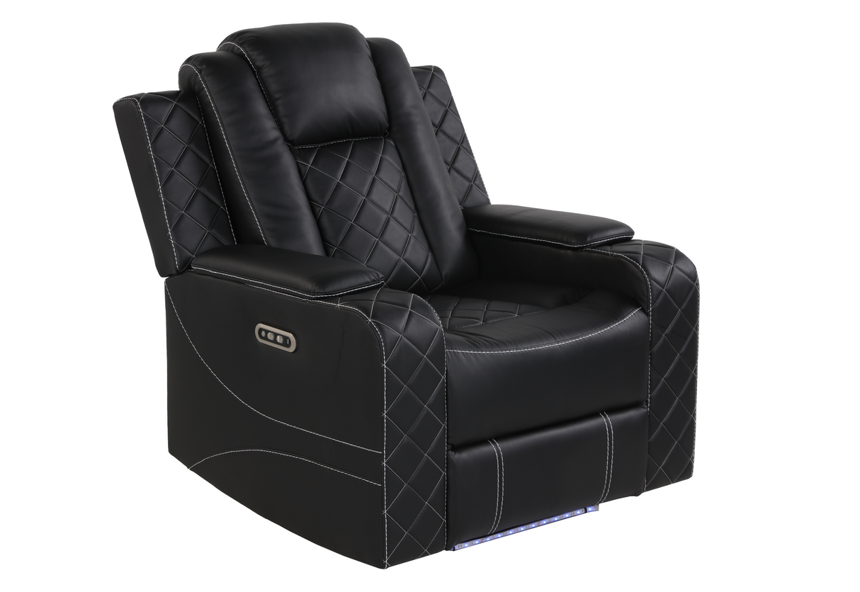 3 Piece Power Reclining Living Room Set by Sara Collections | Bel Furniture