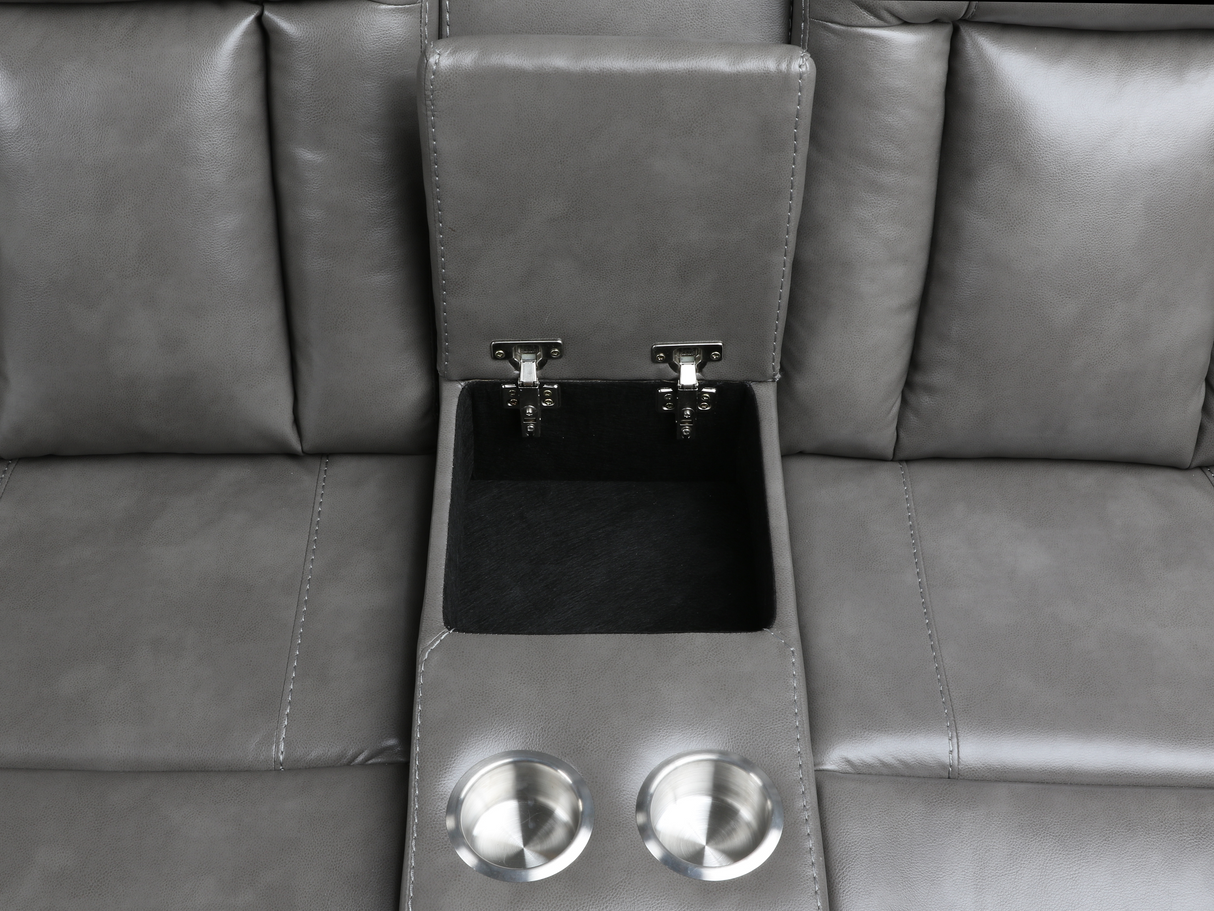 3 Piece Power Reclining Sectional by Sara Collections | Bel Furniture