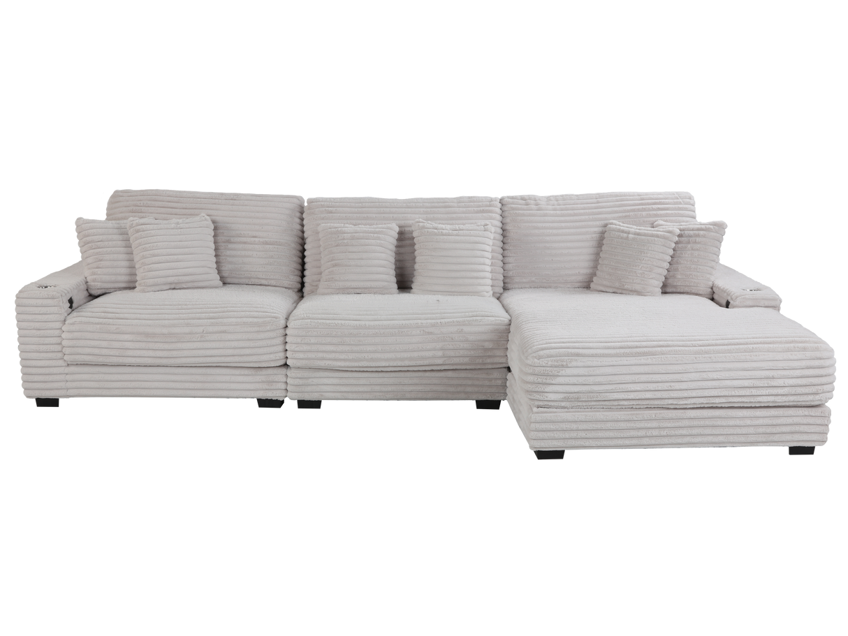 3 Piece Sectional by Sara Collections | Bel Furniture