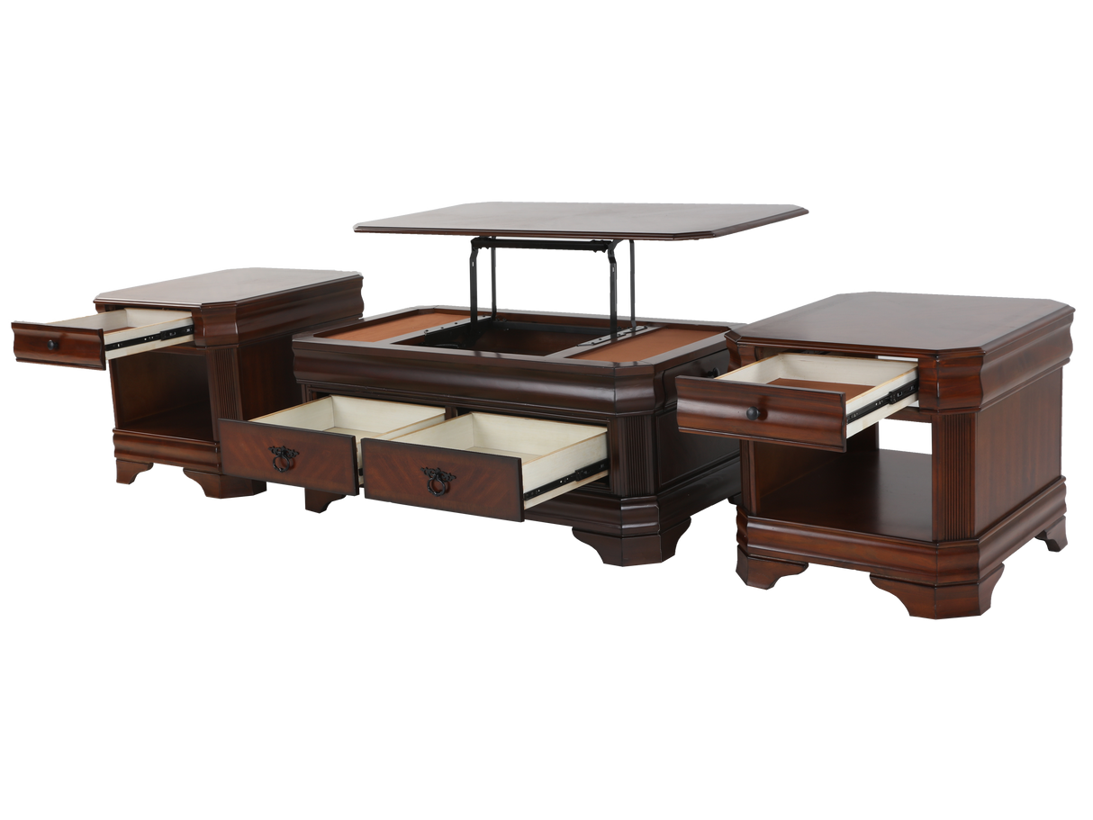 3 Piece Coffee Table Set by Mollai Collections | Bel Furniture