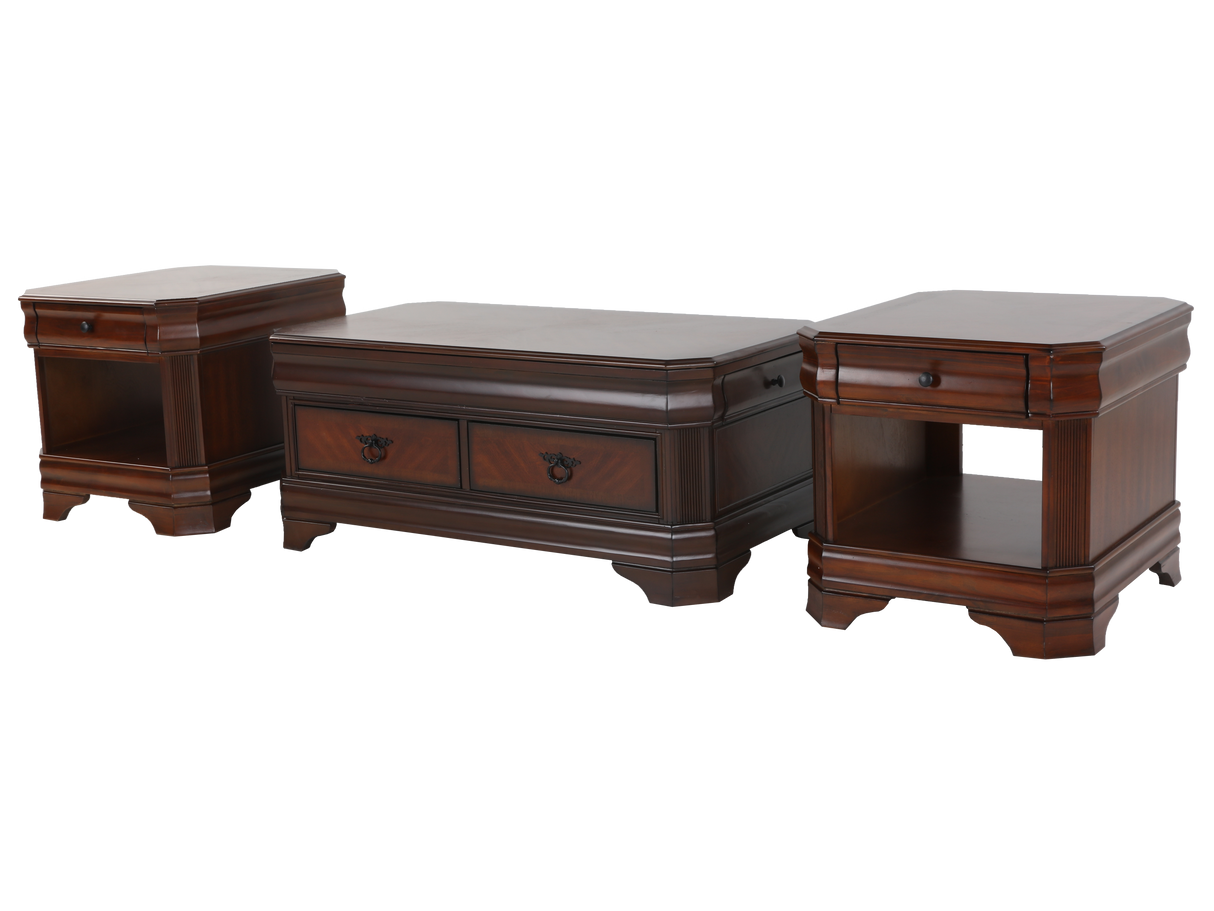 3 Piece Coffee Table Set by Mollai Collections | Bel Furniture