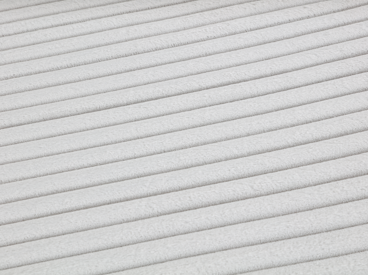 Modern Grey Velvet Chaise Lounge with Cup Holders and USB Charging Port by Sara Collections | Bel Furniture