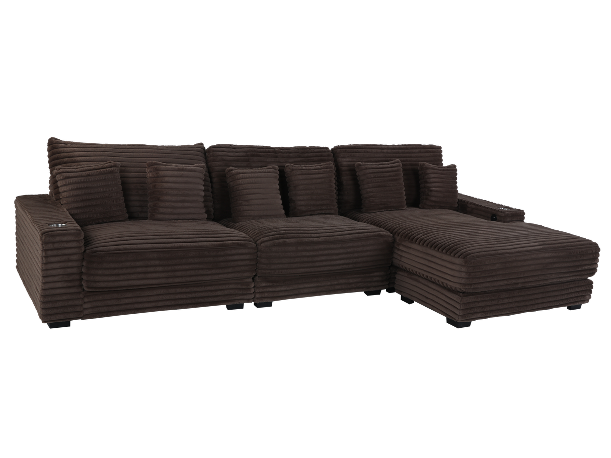 3 Piece Sectional by Sara Collections | Bel Furniture