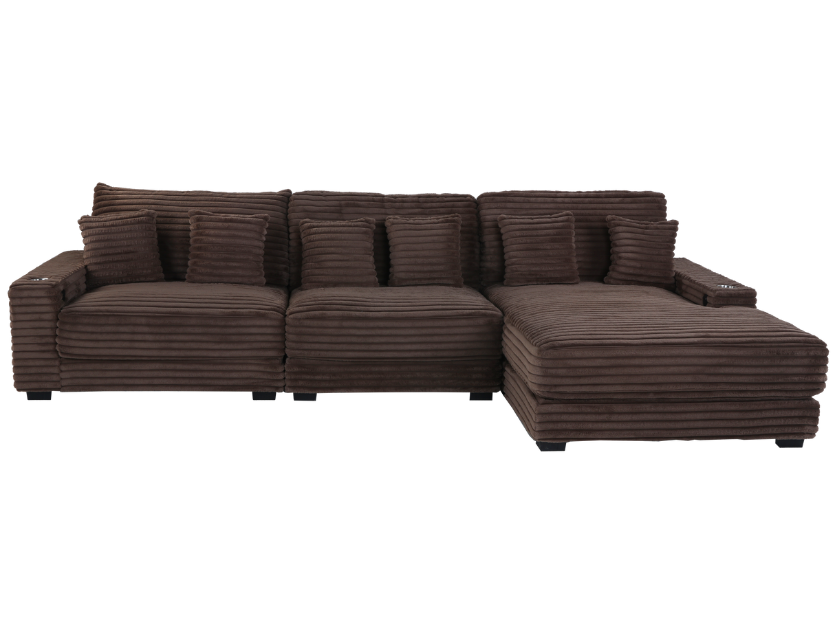 3 Piece Sectional by Sara Collections | Bel Furniture