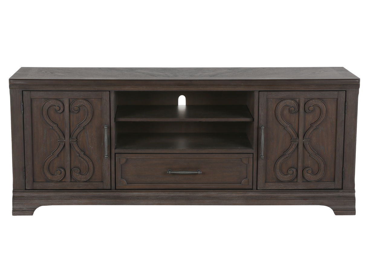 Artesian 3 Piece Entertainment Center - Reclaimed Grey Oak by Mollai Collections | Bel Furniture