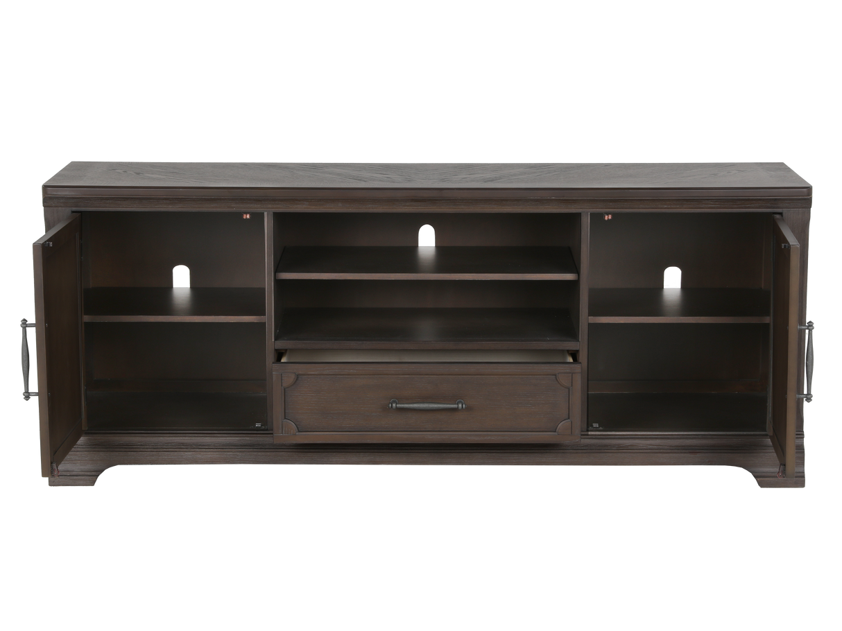 Artesian 3 Piece Entertainment Center - Reclaimed Grey Oak by Mollai Collections | Bel Furniture