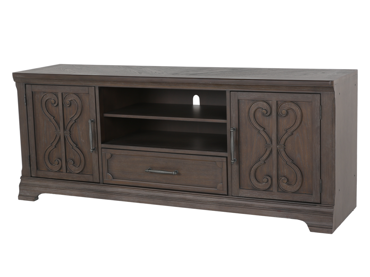 Artesian 3 Piece Entertainment Center - Reclaimed Grey Oak by Mollai Collections | Bel Furniture