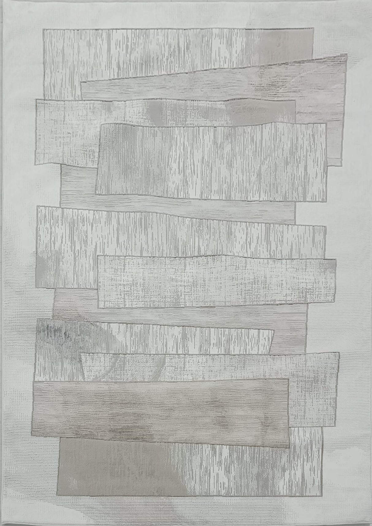 .Kali Cream Power-Loomed Area Rug - 6' 6" x 9' 0"