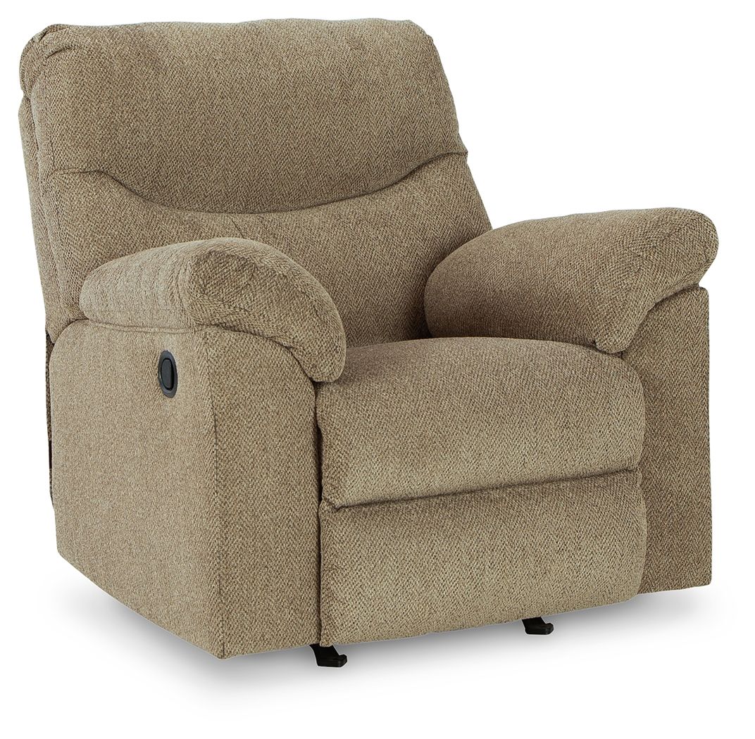 Alphons - Rocker Recliner Light Brown by Signature Design by Ashley® | Bel Furniture