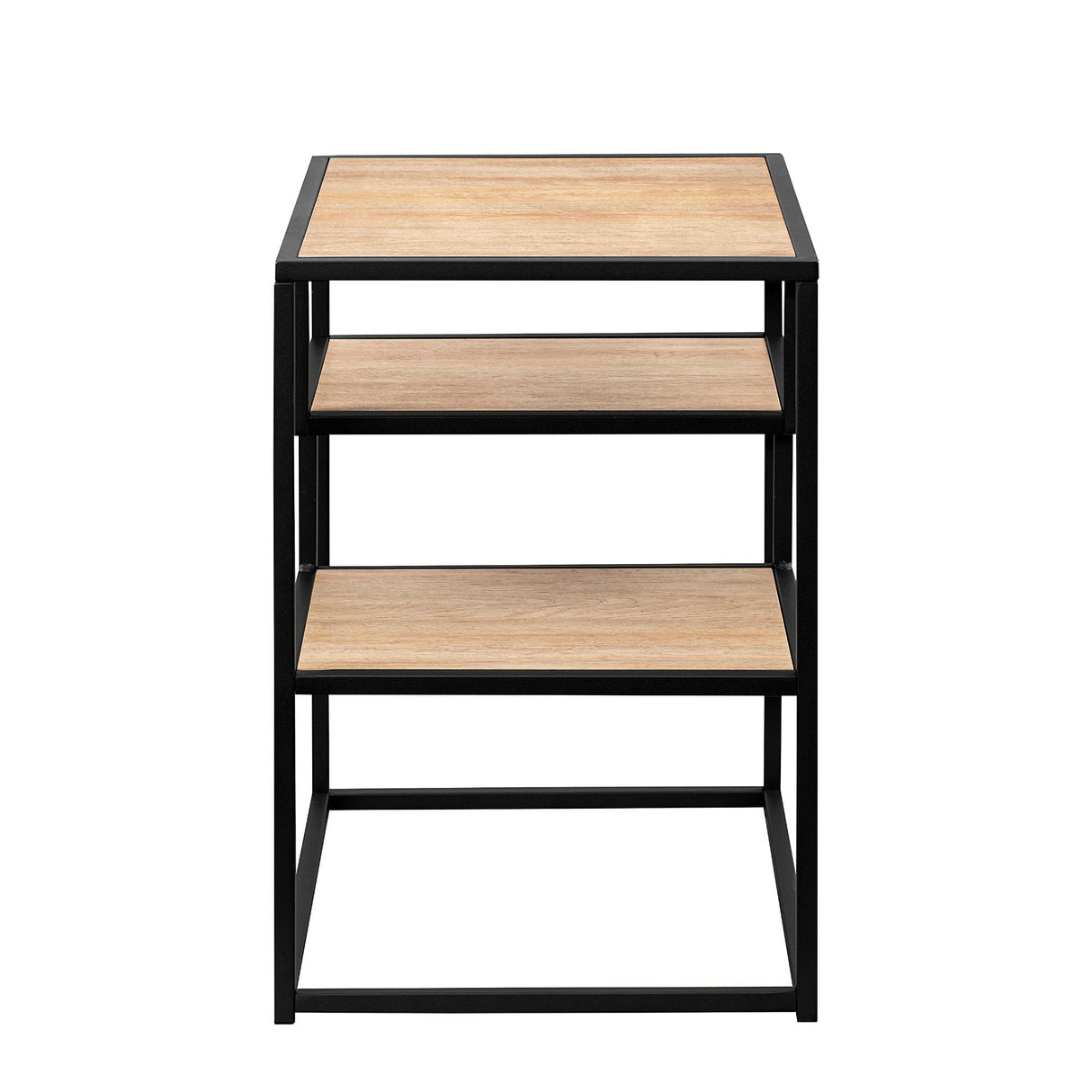 Modern Minimal Floating Shelf Side Table - Coastal Oak by Walker Edison | Bel Furniture