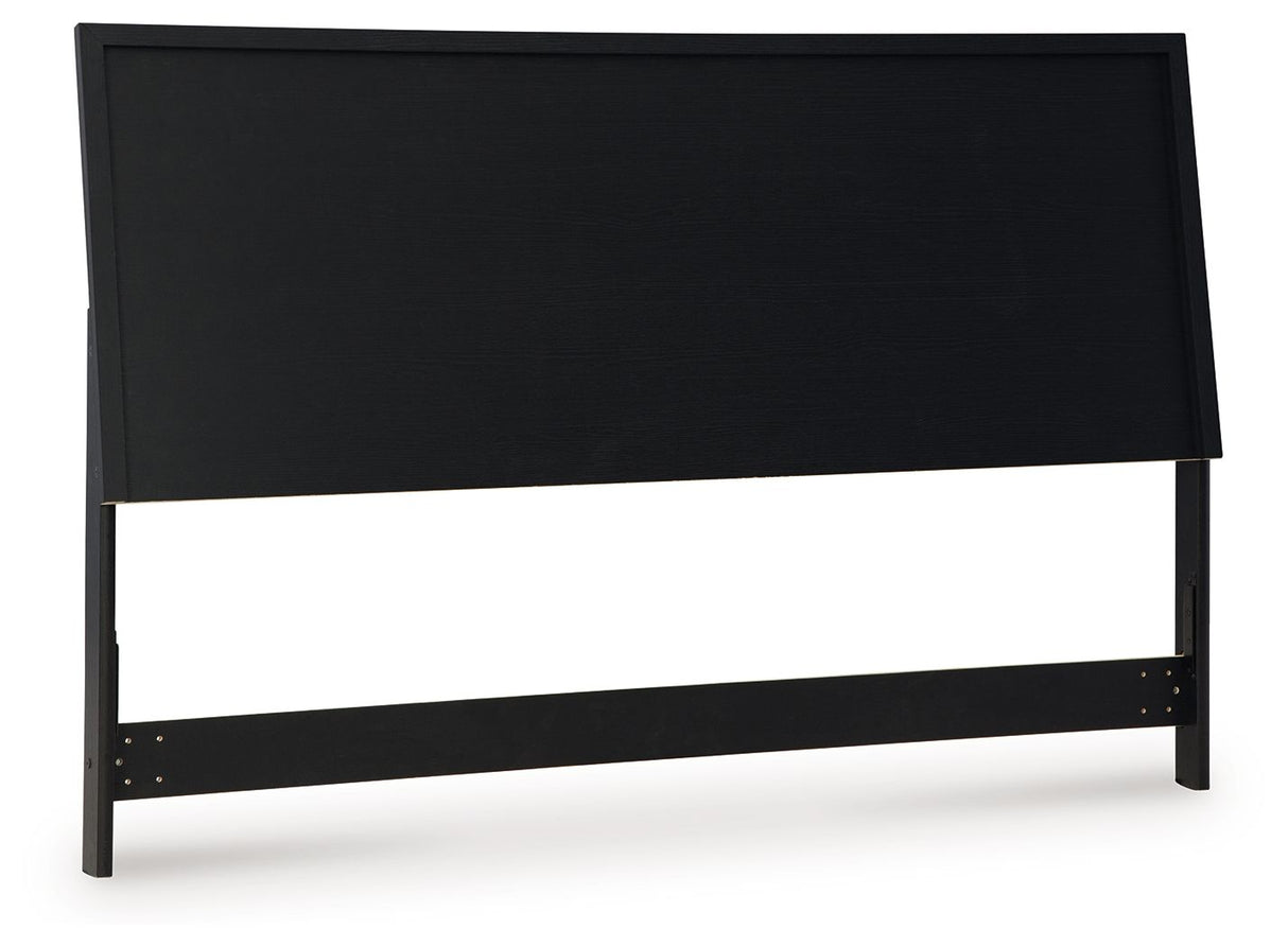 Danziar - Panel Headboard Black by Signature Design by Ashley® | Bel Furniture