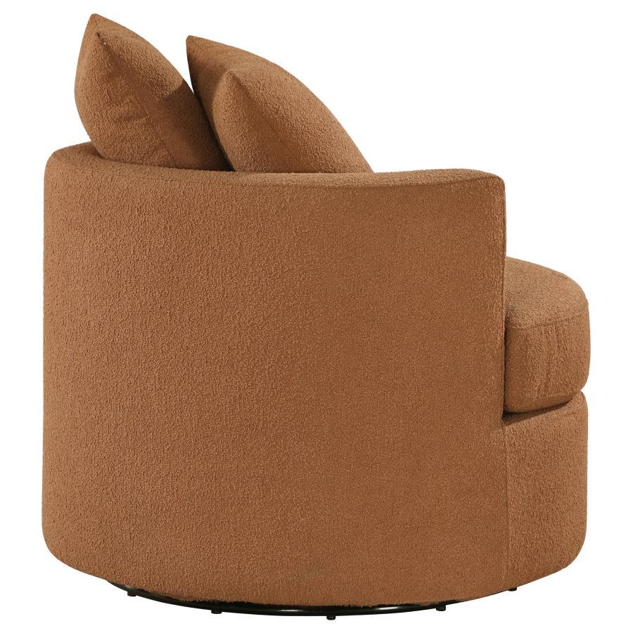 Debbie - Upholstered Swivel Accent Chair by CoasterEveryday | Bel Furniture